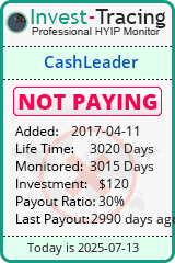 Monitored by Invest-Tracing.com HYIP Monitor-Invest-Tracing.com