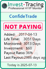 Monitored by Invest-Tracing.com HYIP Monitor-Invest-Tracing.com