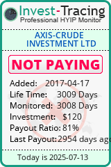 Monitored by Invest-Tracing.com HYIP Monitor-Invest-Tracing.com