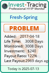 Monitored by Invest-Tracing.com HYIP Monitor-Invest-Tracing.com