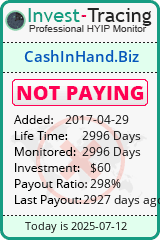 Monitored by Invest-Tracing.com HYIP Monitor-Invest-Tracing.com