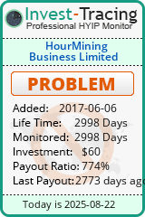 Monitored by Invest-Tracing.com HYIP Monitor-Invest-Tracing.com