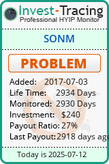 Monitored by Invest-Tracing.com HYIP Monitor-Invest-Tracing.com
