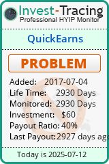 Monitored by Invest-Tracing.com HYIP Monitor-Invest-Tracing.com