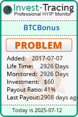 Monitored by Invest-Tracing.com HYIP Monitor-Invest-Tracing.com