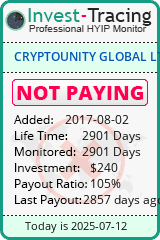 Monitored by Invest-Tracing.com HYIP Monitor-Invest-Tracing.com