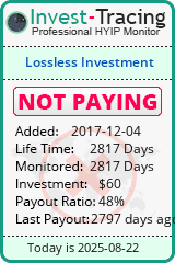 Monitored by Invest-Tracing.com HYIP Monitor-Invest-Tracing.com
