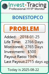 Monitored by Invest-Tracing.com HYIP Monitor-Invest-Tracing.com