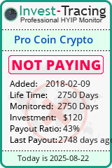 Monitored by Invest-Tracing.com HYIP Monitor-Invest-Tracing.com