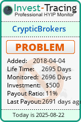 Monitored by Invest-Tracing.com HYIP Monitor-Invest-Tracing.com