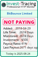 Monitored by Invest-Tracing.com HYIP Monitor-Invest-Tracing.com